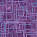 Woodblock Cubes Purple Jelly Yardage