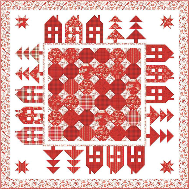 Peace on Earth Hamlet Quilt Boxed Kit