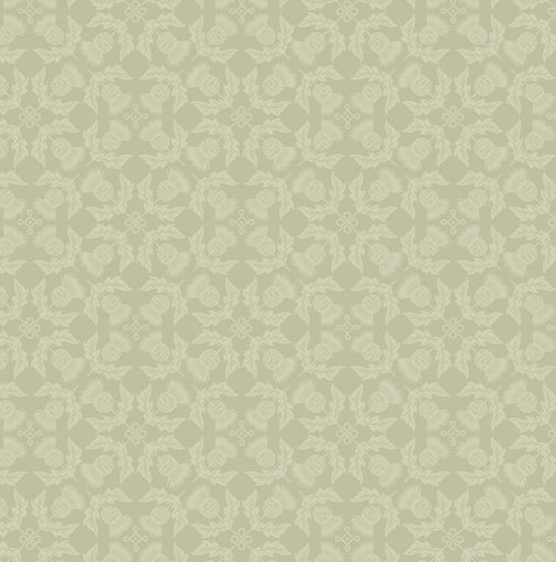 Highland Highlands Thistle on Sage Green  A874 B from Lewis&Irene - Fabric