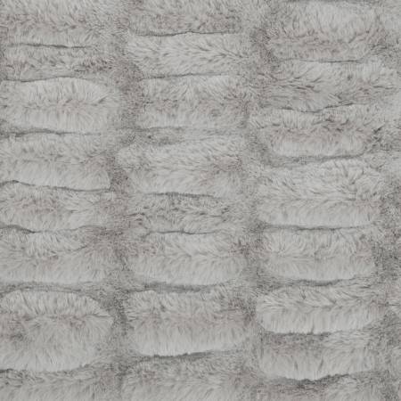 Luxe Cuddle Milan Silver Yardage