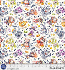 Little Darlings Halloween - Character Costume Toss - White - Yardage