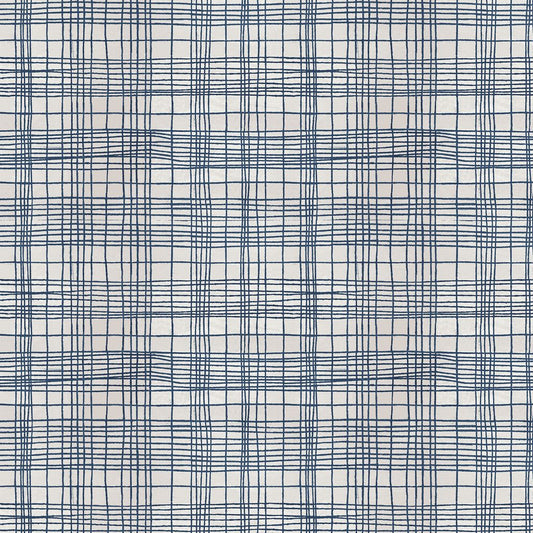 The Plaid One - String Theory Plaid - Nautical - Yardage
