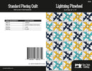 Lightning Pinwheel Quilt 46" x 72"