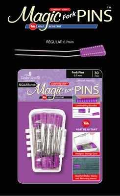 Magic Fork Pins 0.7mm 30pc