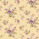 Veranda - Trailing Vine - Soft Yellow - Yardage
