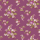 Veranda - Trailing Vine - Plum - Yardage