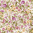 Veranda -Scroll And Vine - Cream - Yardage