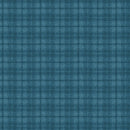 Woolies Flannel - Plaid - Turquoise - Yardage