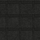 Woolies Flannel - Tartan Grid - Charcoal - Yardage