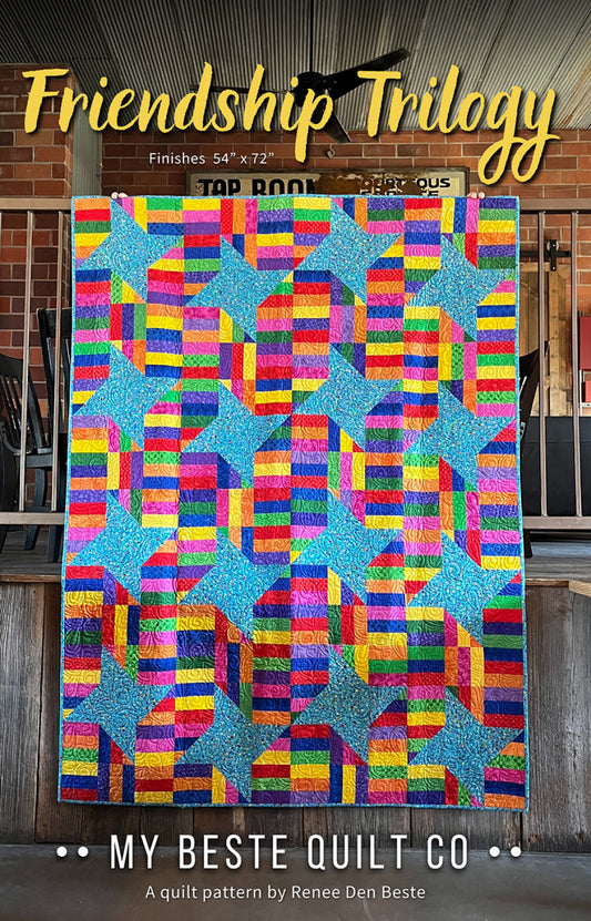 Friendship Trilogy 54" x 72" Quilt Pattern