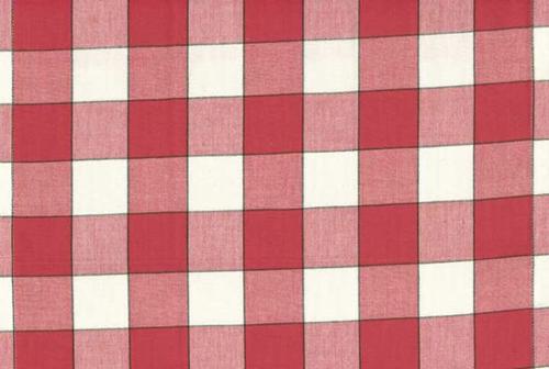 16" Red Buffalo Check Toweling Fabric