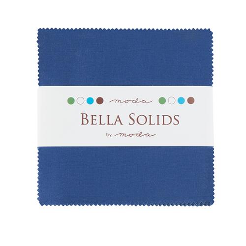 Bella Solids Blue Charm Pack