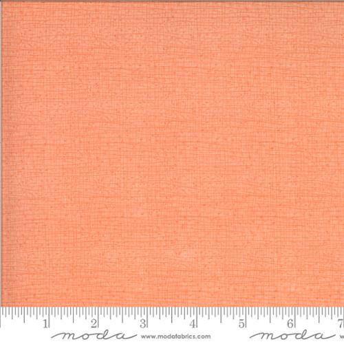 Thatched Peach Solid Yardage