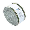 Old Village Greens - 2.5" Strips, 40 pcs - Jelly Roll