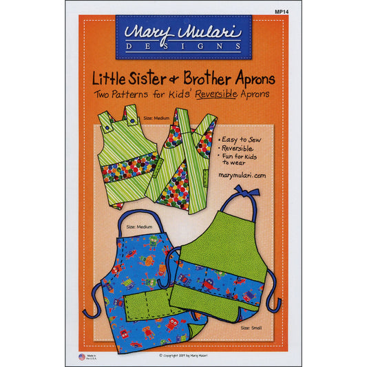 Little Sister & Brother Aprons - Pattern