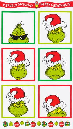 How the Grinch Stole Christmas Panel 24" x 44"