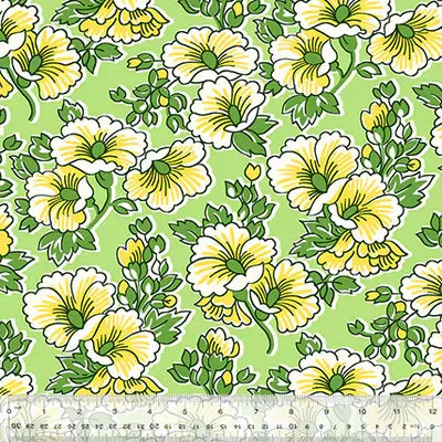 Merry-Go-Round 54789-5 Green Buttercup from Windham-YARDAGE