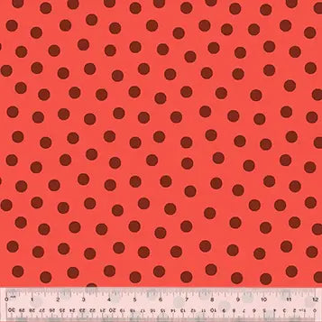 Merry-Go-Round- 54795-1 Red Polka -YARDAGE