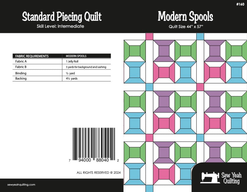 Modern Spools Quilt 44