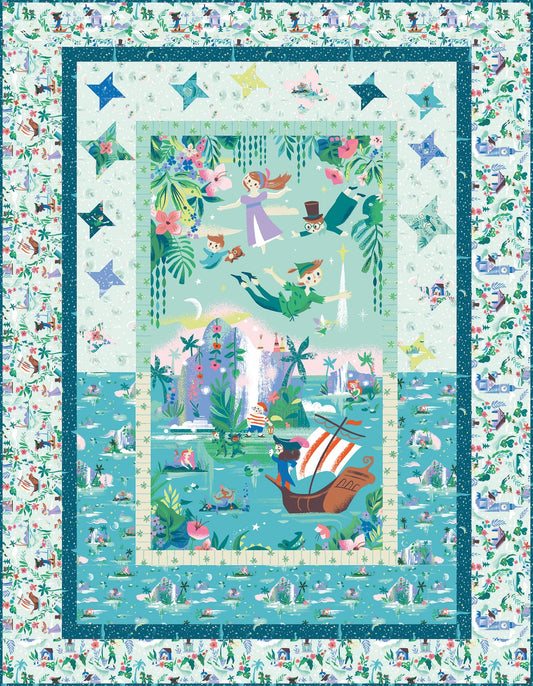 Forever Neverland Quilt Kit by Riley Blake 53 1/2 x 69"