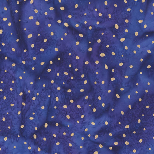 Sparkly Christmas Batik - Twinkle - Ultraviolet - Yardage