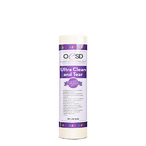 Ultra Clean and Tear Tear White (10" x 10yds)