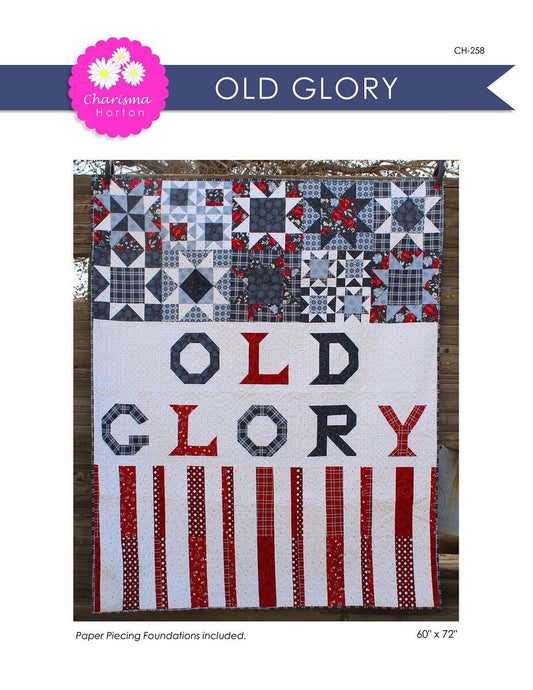 Old Glory Pattern - Collection Independence 60"x72" - Quilt Kit