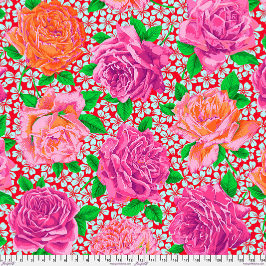 Kaffe Fassett Collective February 2026 - Rose Bloom - Opera - Yardage