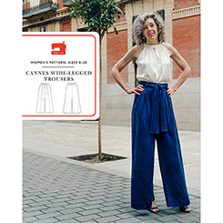 Liesl + Co -  LC053CT - Cannes Wide Legged Trousers  - Patterns