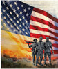 American Honor - The Three Soldiers 35 1/2" x 43 1/2" - Panel