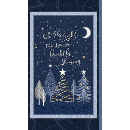 Christmas Shimmer Panel P&B