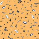Little Darlings Halloween - Halloween Mini Motifs - Orange - Yardage