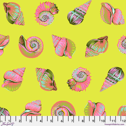 Floral Reef - Lil Shelly - Seagrass - Yardage