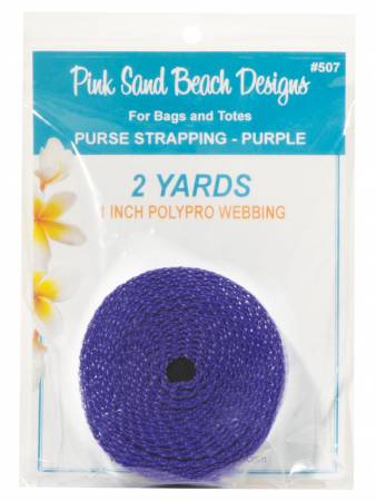 Purse Strapping 1in x 2 yds Purple