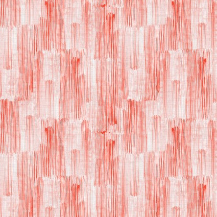 Stroke Of Genius Coral Fabric