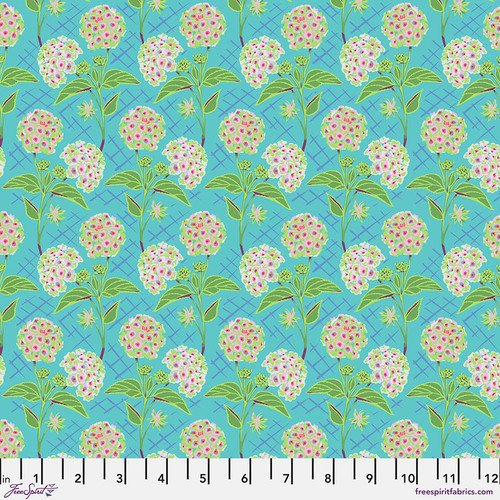 Our Fair Home Trellis Pond Fabric