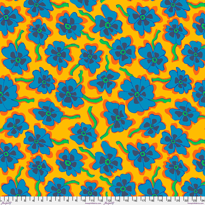 KFC August 2023 Camo Flower Yellow Fabric