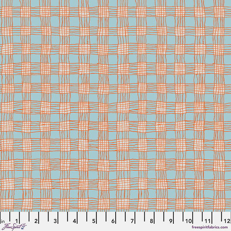 KFC August 2023 Gingham Grey Fabric