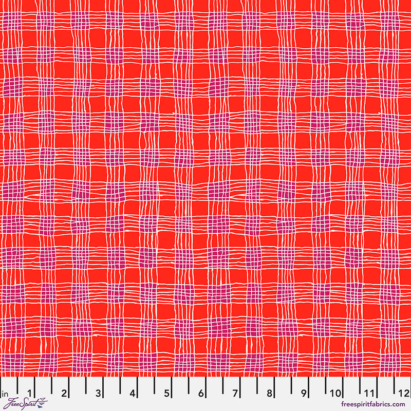 KFC August 2023 Gingham Red Yardage