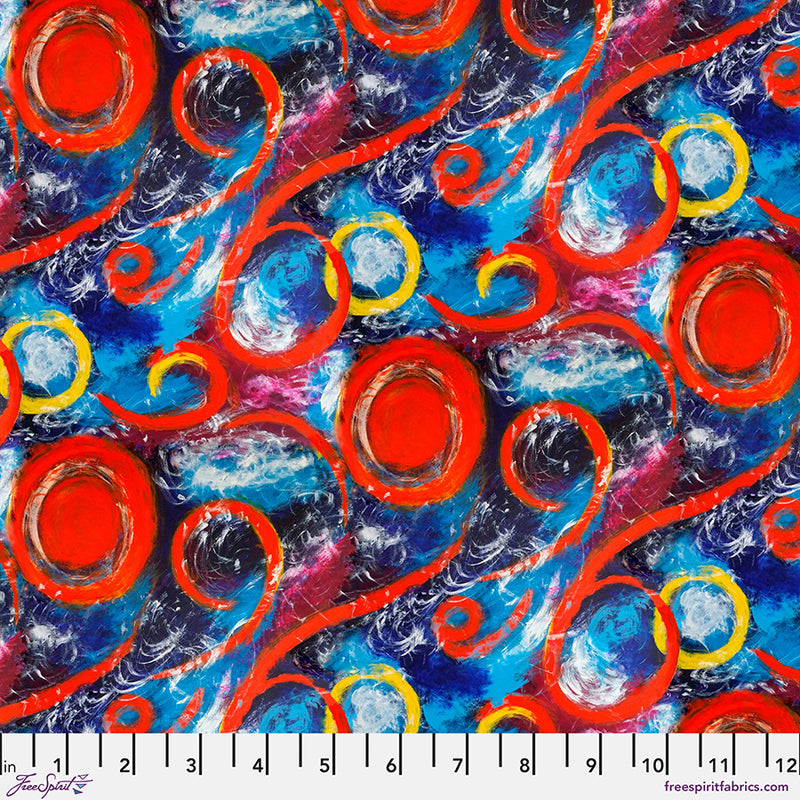 Enchanted Skies Comet Night Fabric