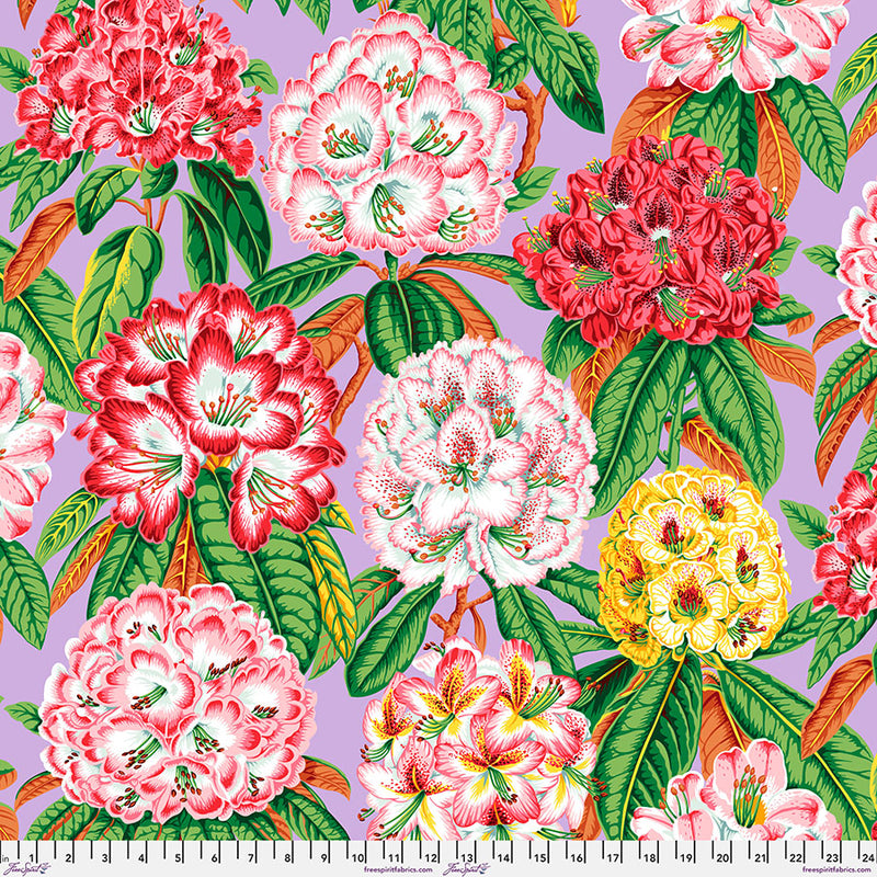 KFC August 2023 Rhododendrons Lavender Fabric