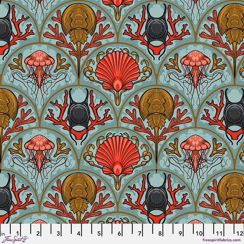 Mariana Scallops By The Seashore Fabric