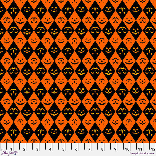 Costumes & Cobwebs Jack of Diamonds Orange Fabric
