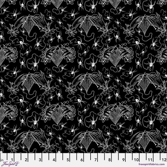 Costumes & Cobwebs SM Cobweb Lace Black Fabric