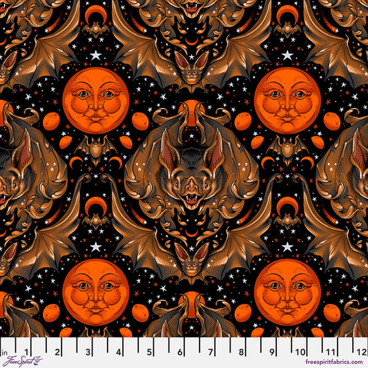 Costumes & Cobwebs Full Moon Flight Black Fabric
