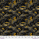 Chain Mail - Crows - Black - Yardage
