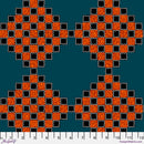 Chain Mail - Postage Stamp - Teal - Yardage