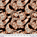 Chain Mail - Scrolls - Black - Yardage