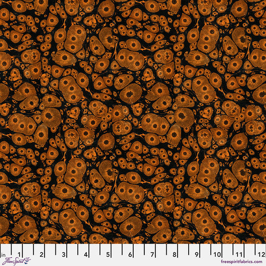Laboratory Molecular Orange Fabric