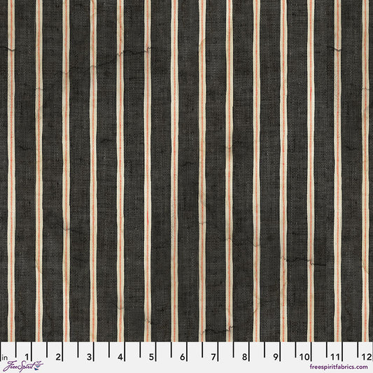 Laboratory Striped Black Fabric